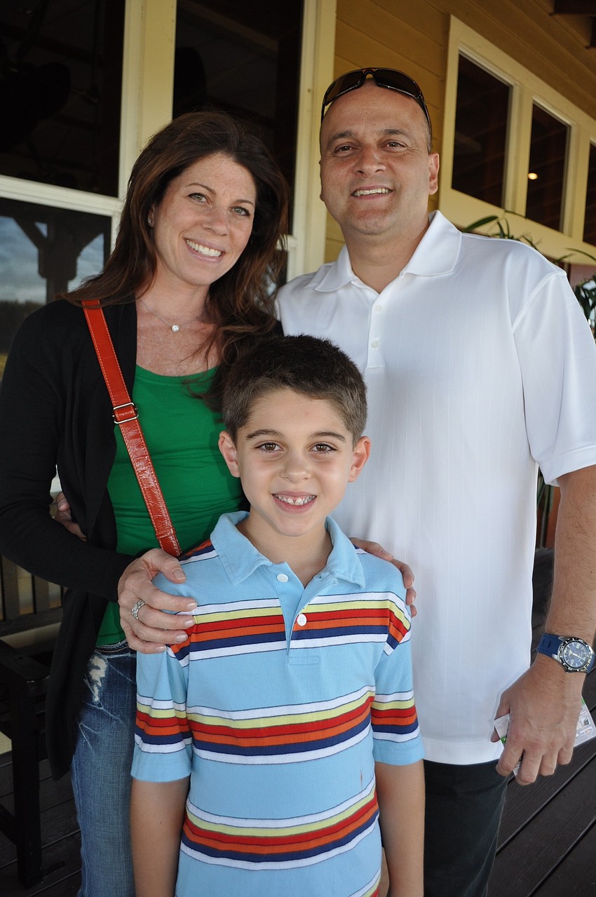 Wendy and Jim Freeman came with their son, Nicholas.