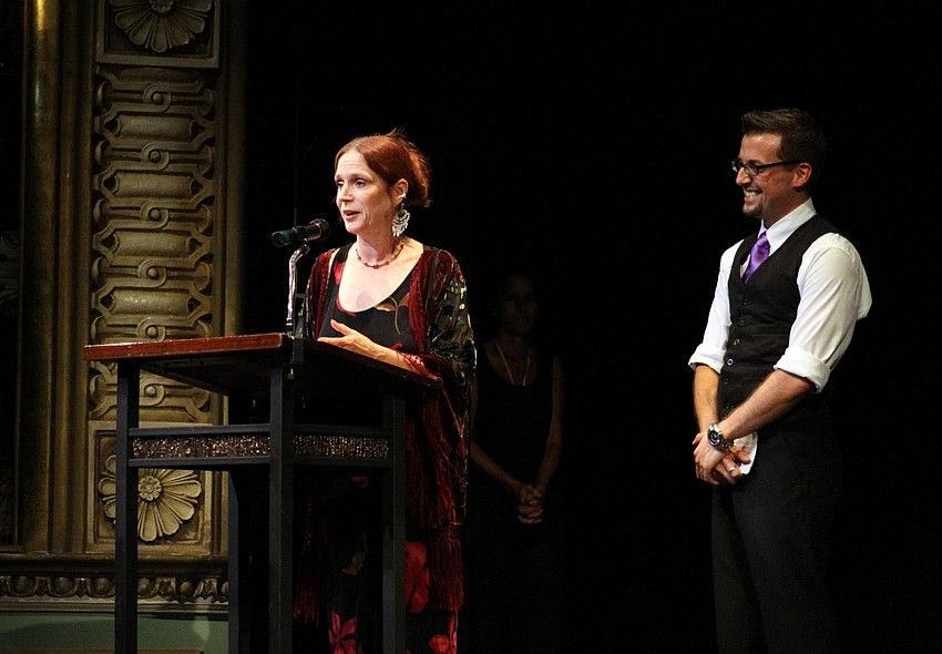 Anne Morrison, winner in the performing arts category of the John Ringling Towers Fund Individual Artist Award.