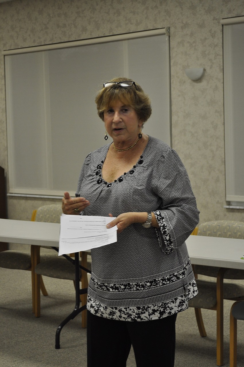 Garden Club President Jackie Salvino