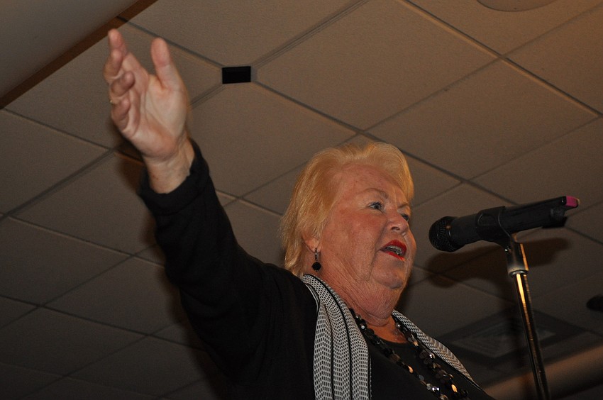 Gerry Nagle belts out 