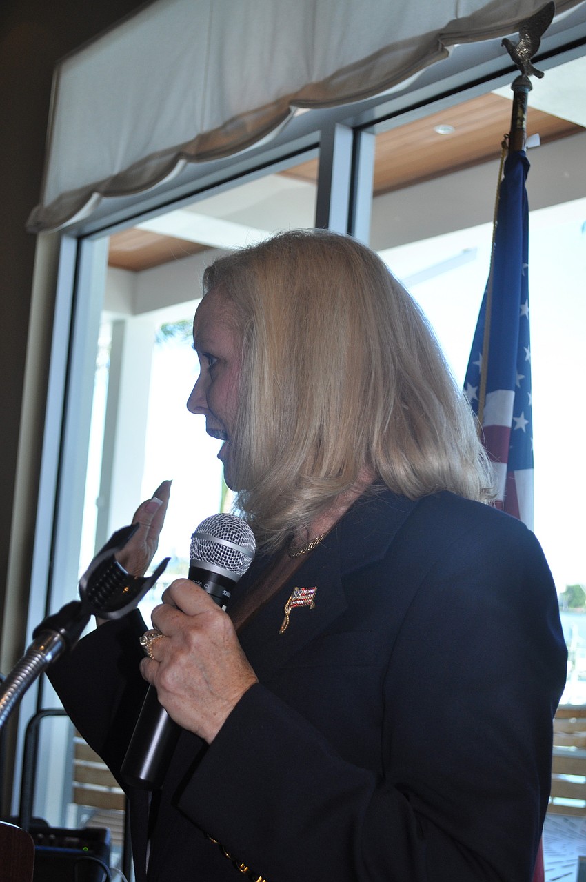 Republican Club President Phyllis Black