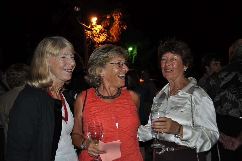 Kip O'Neill, Chantal Diem and Verna Ritter share a laugh