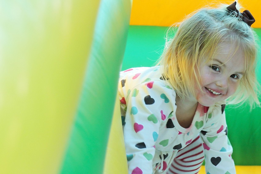 Lucy Jayne Hamm had a blast at the Grand Opening Celebration. Photo by Jamie Moriarty.