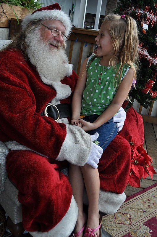 Chloe Krywko, 7, asked Santa for a dollhouse for Christmas.