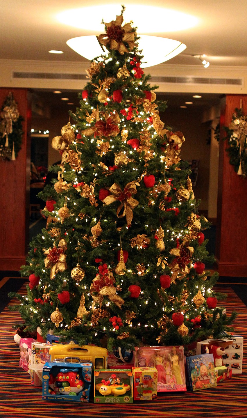 Club members were encouraged to bring a toy to be donated to Toys for Tots.