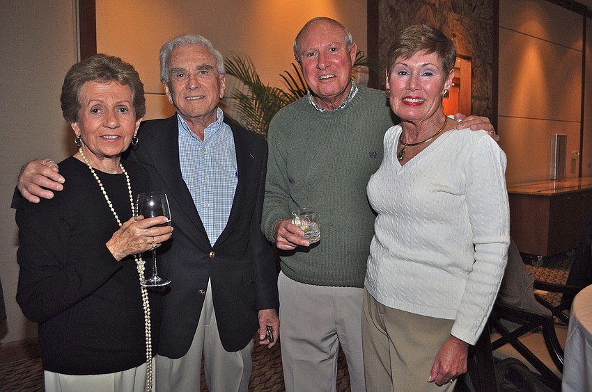 Gerry and Larry Ludwig with Art and Carol Saxon