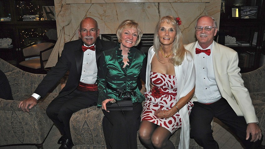 Burg and Carola Lamont with Dana MaGee and Phil Couture