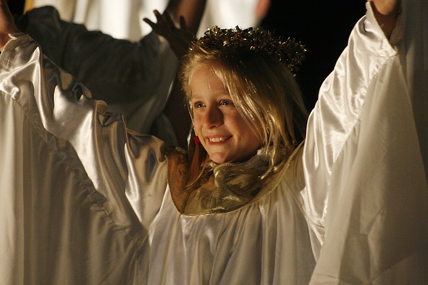 Even Tabernacle children played big roles in the Living Nativity.