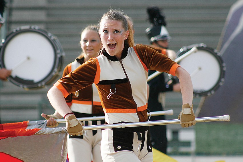 Braden River High School's Grace Huston was excited to perform at this year's FMBC championships in Tampa. Published Dec. 2.