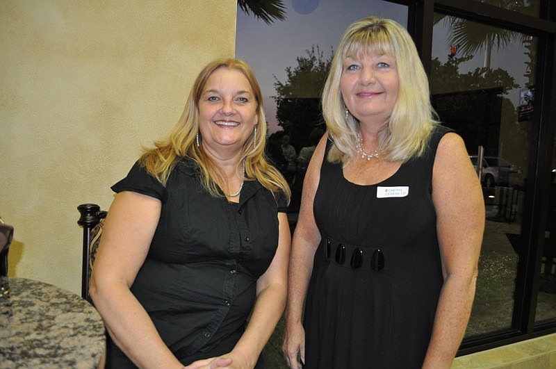 Charlene Spranger met Arts Council member Cheryl Ceseretti at the event.