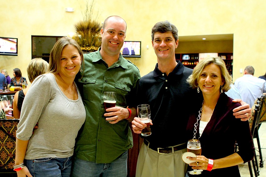 Melissa and Russell O'Buch with Andrew and Anne McFall.