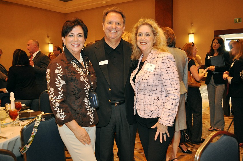 Tricia Foster, John Fain and Lynn Elkes