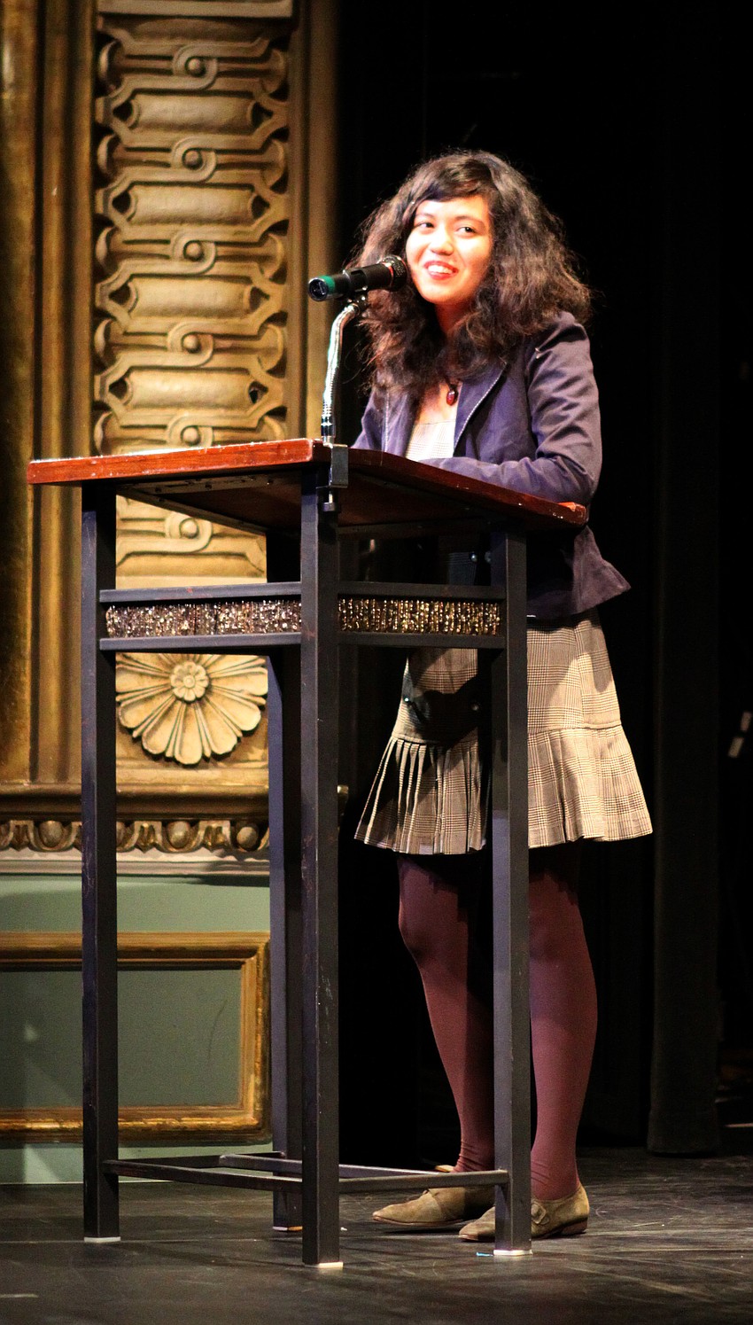 Jacqueline Wang, winner in the literary arts category of the John Ringling Towers Fund Individual Artist Award.