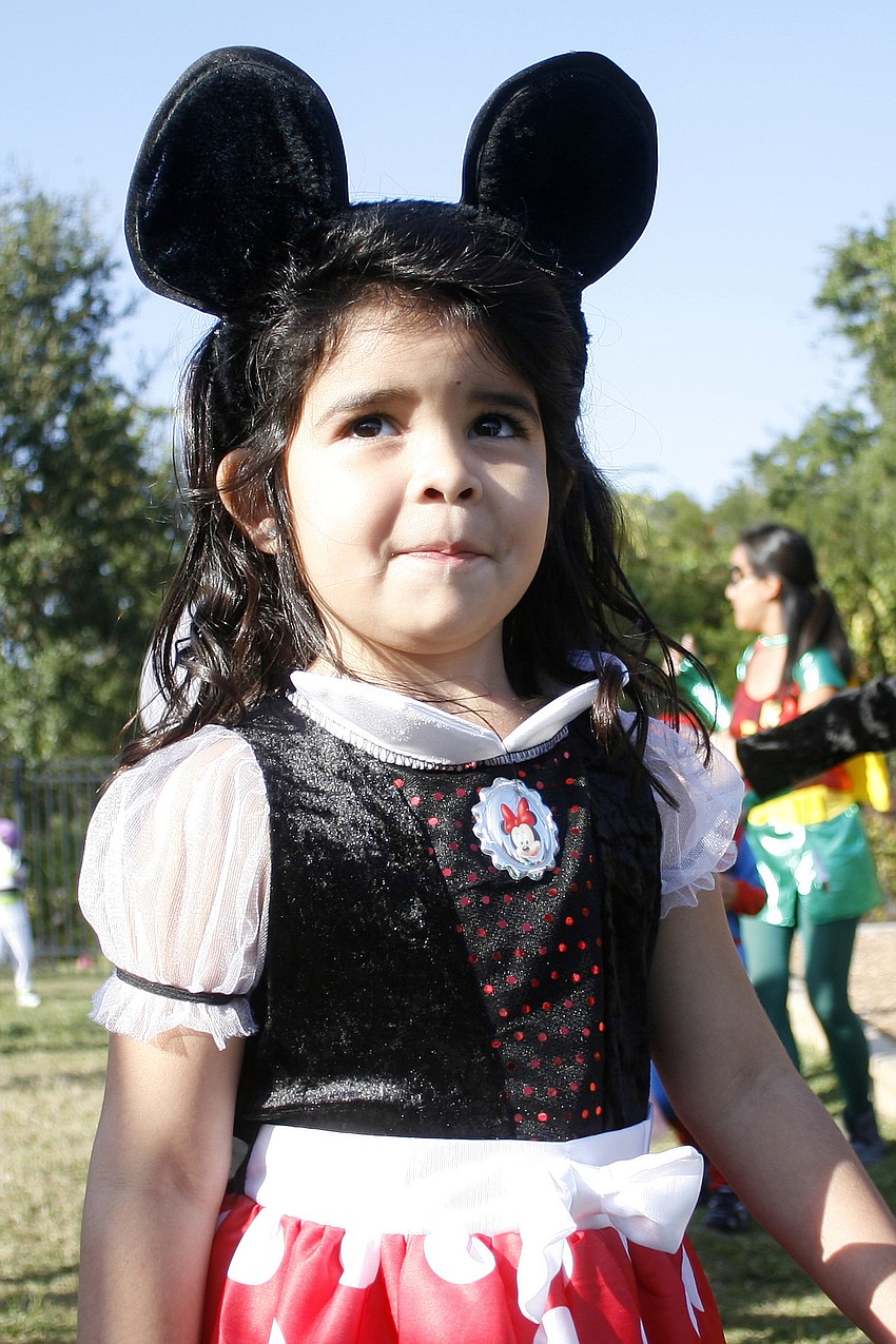 Tatianna Martin loved parading in front of all the parents.