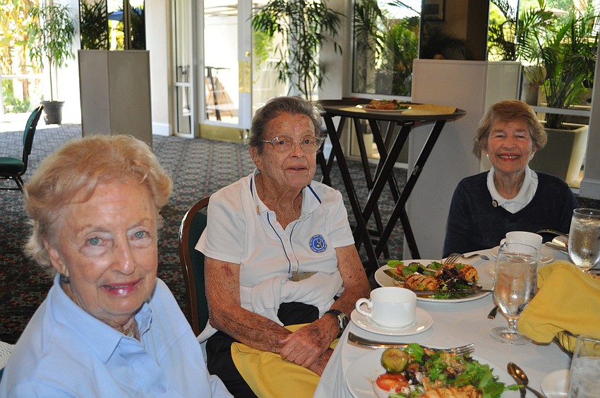 Phliss Bushnell, Marie Berr and Jimmie Hess