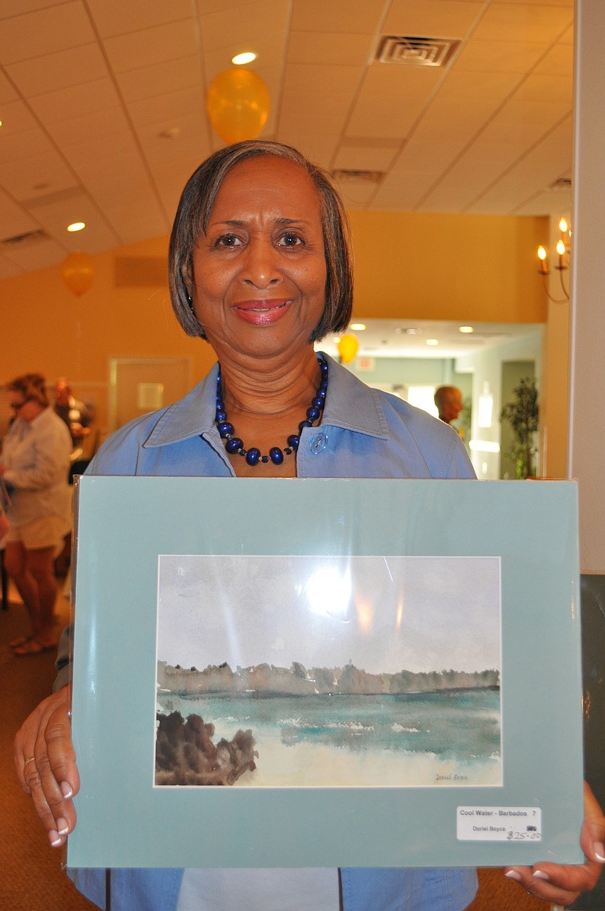 Doriel Boyce was inspired to paint this by a photograph taken by her brother.