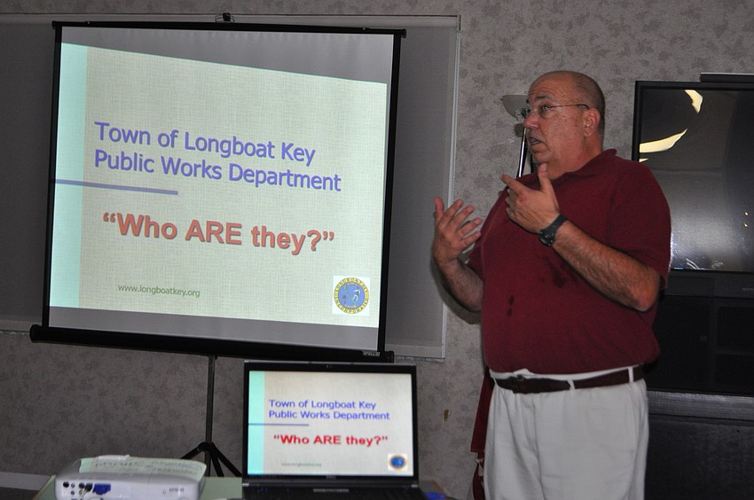Juan Florensa discusses the role of the Public Works Department in the operation of Longboat Key