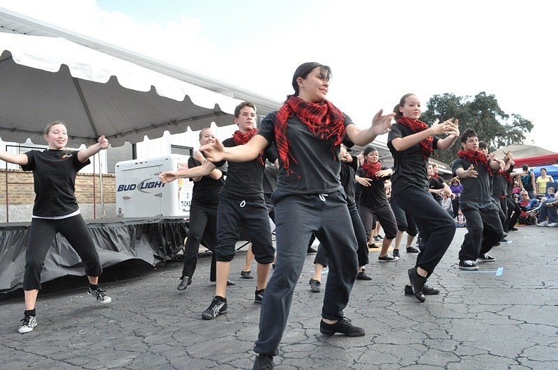 Students from Manatee School for the Arts performed several dance routines.