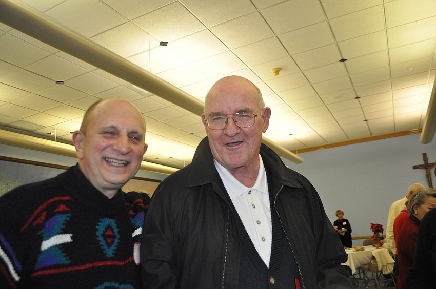 Michael Tucci and Monsignor Gerry Finnegan