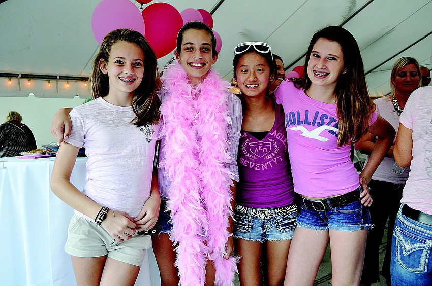 Kyla Siefert, Kate Schulte, Aimee Grab and Erin Groves buddied up in October at Foxy Lady Siesta Key's 