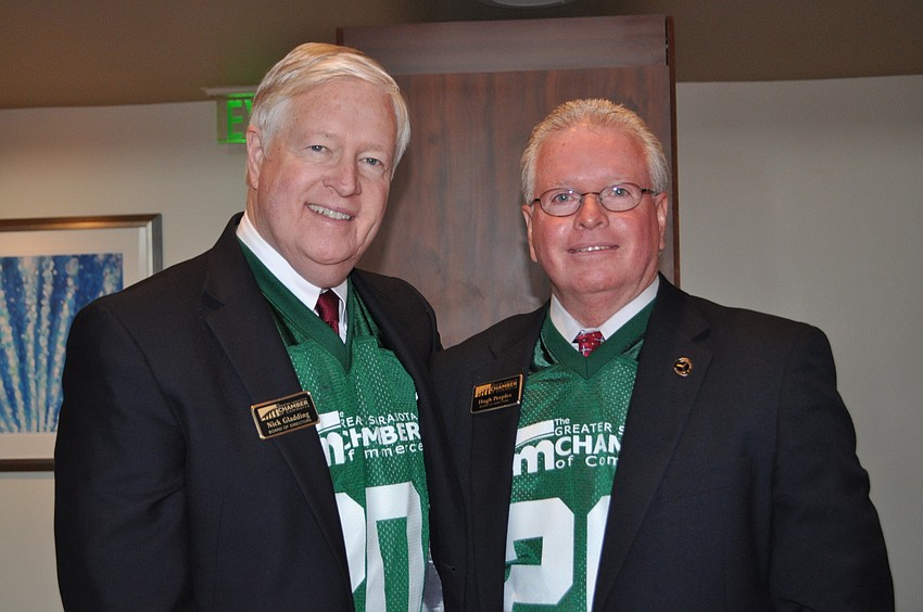 Nick Gladding of Adams & Reese, LLP and Hugh Peeples of mercedes-Benz of Sarasota