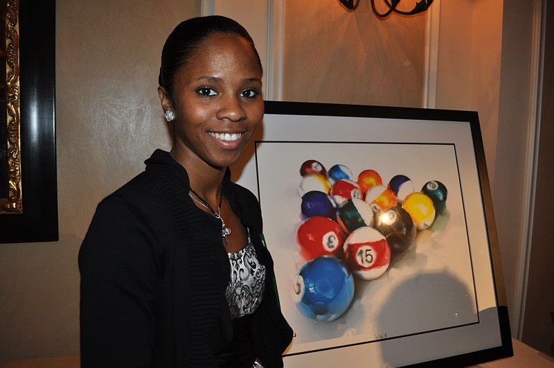 Manatee High School sophomore Whitney Hart shared about her piece, 