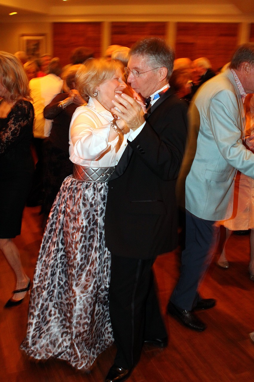 Lisa and Matt Walsh, the 2010 Citizen of the Year, out on the dance floor.