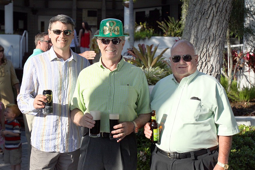 Jim Bevie, Brian Kelly and Lou Bevie