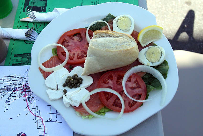 A salmon plate at Lynches Pub.