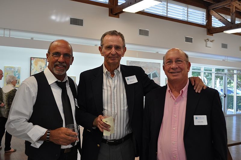 Richard Perlman, Commissioner David Brenner and Lenny Landau