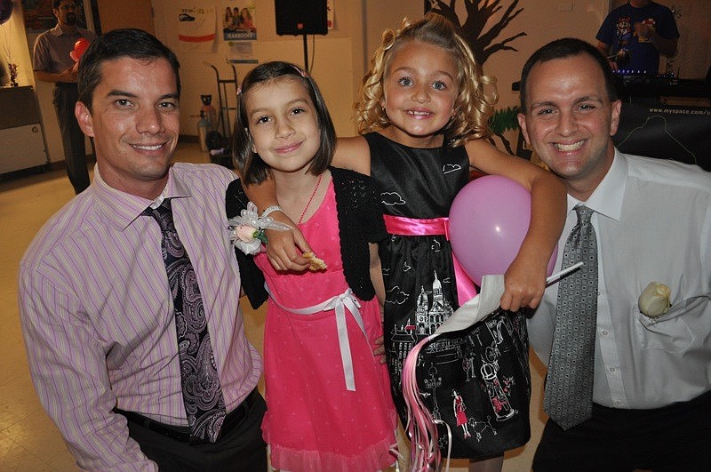 Pictured are Chris and Nicole Stratford and Jenna and Gene Venditti.