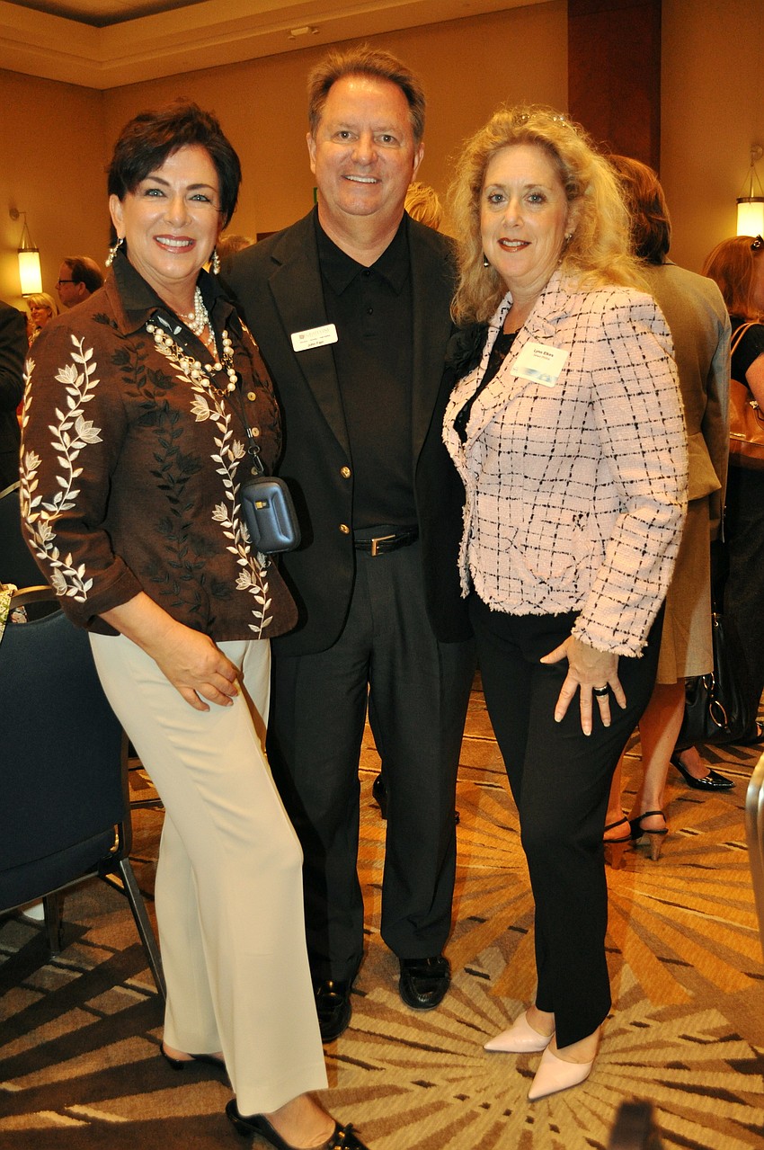 Tricia Foster, John Fain and Lynn Elkes