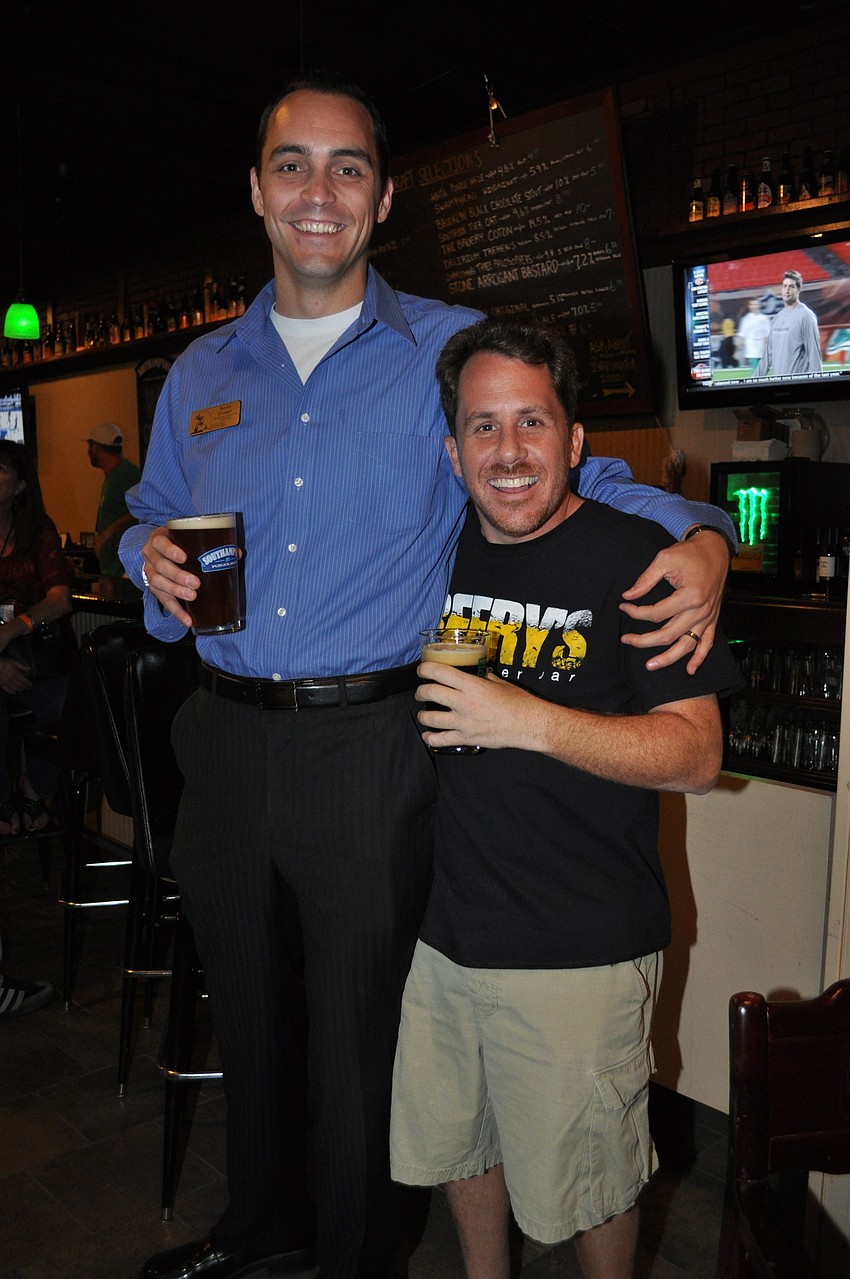 Kevin Cooper and Mark Tuchman, owner of Mr. Beery's