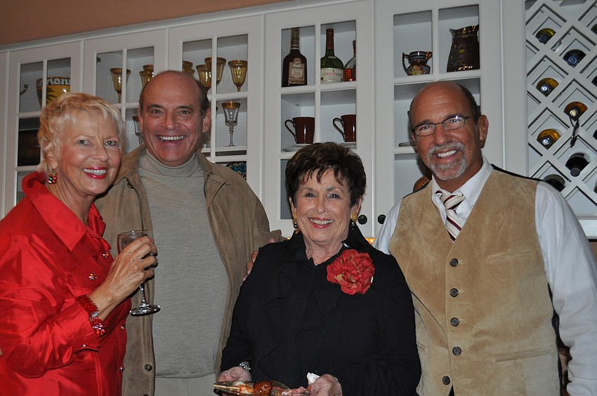 Maruta Miluns, Tom Delaney, Doris Bushman and host Richard Perlman