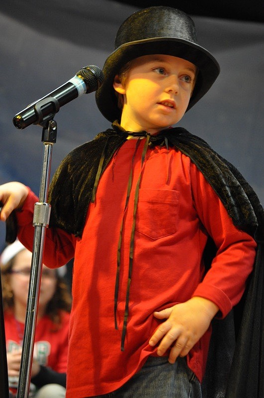 Nathan Ianero played Scrooge.