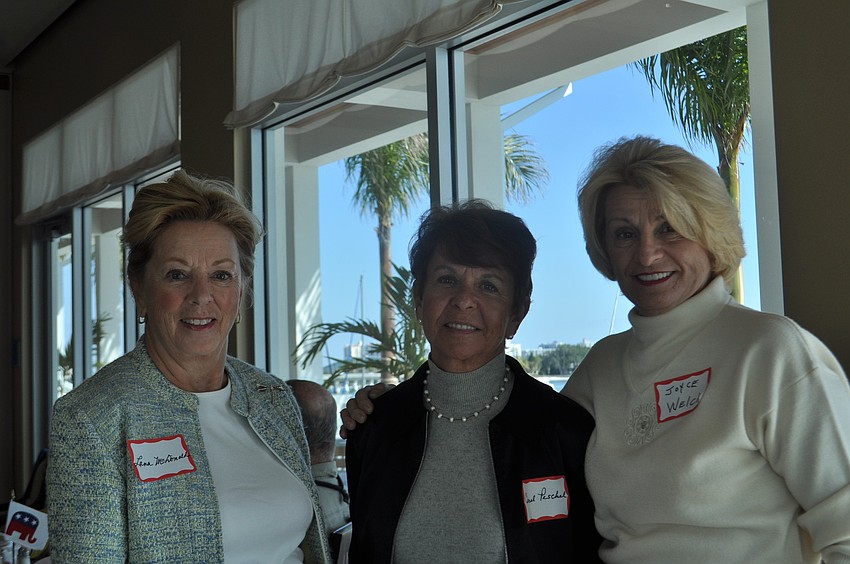 Lana McDonald, Carol Peschel and Joyce Welch