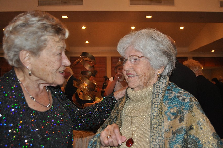 Pauline Schroeder and Edith Morse