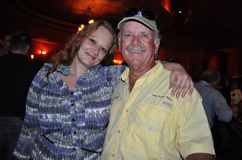 Jen Witte said she is Capt. Jonnie Walker's biggest fan. Walker was one of the night's celebrity bartenders.