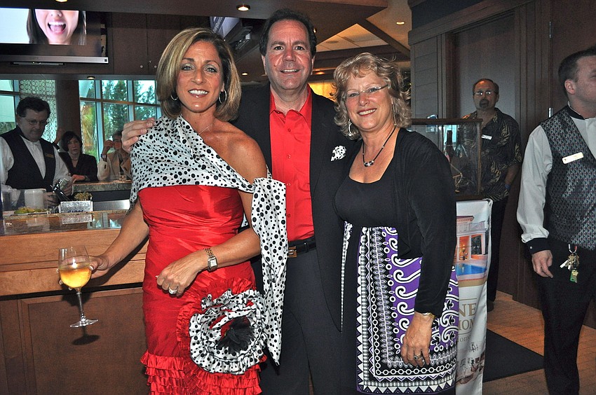 Celia and Paul Marchese with Carolyn Firth