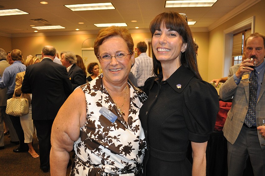 Jocelyn Stevens and Victoria Leopold