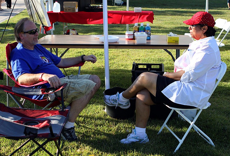 Jim Walton and Blanca Lerna.