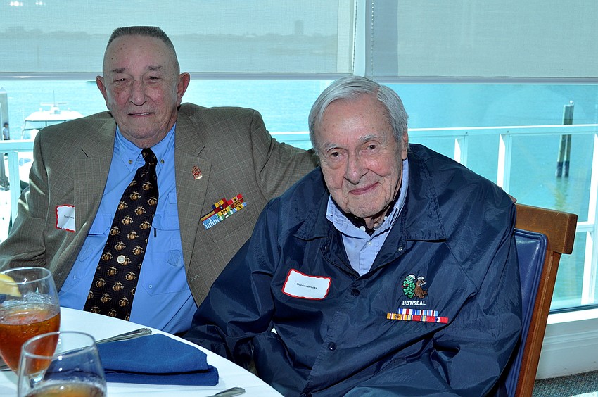 Tom Lewis and Gordon Brooks of the Frog Man Squad