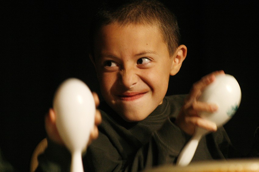 Frank Petrone loved performing on the maracas.