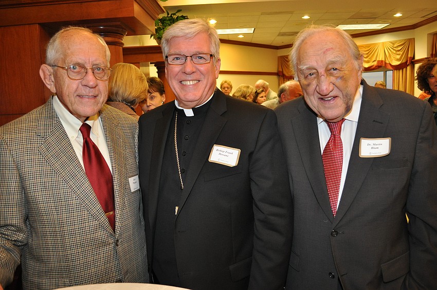 Jack Pregont, Bishop Frank Dewane and Dr. Martin Blum