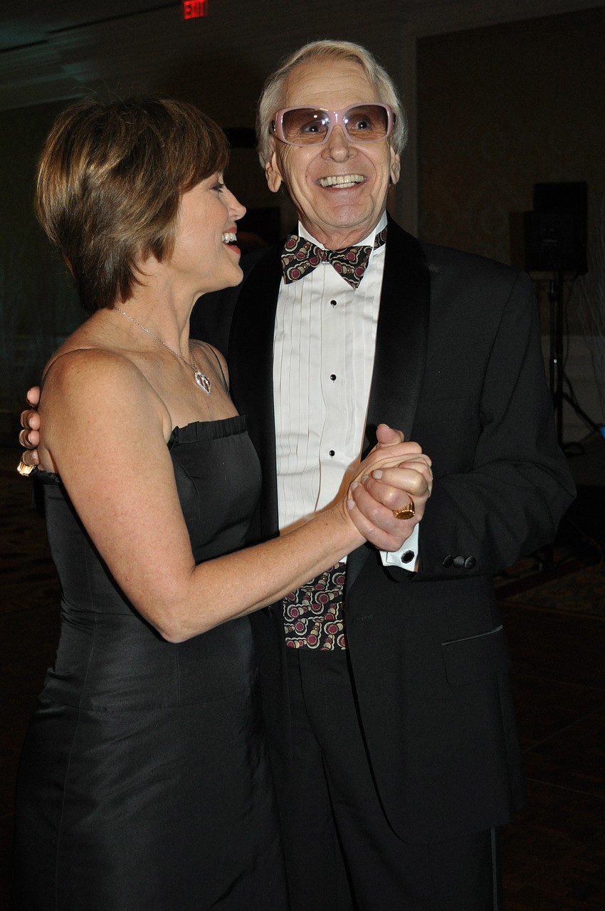 Dorothy Hamill with former coach Bobby Denard