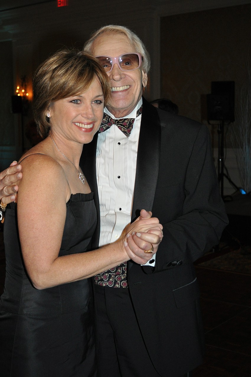 Dorothy Hamill with former coach Bobby Denard