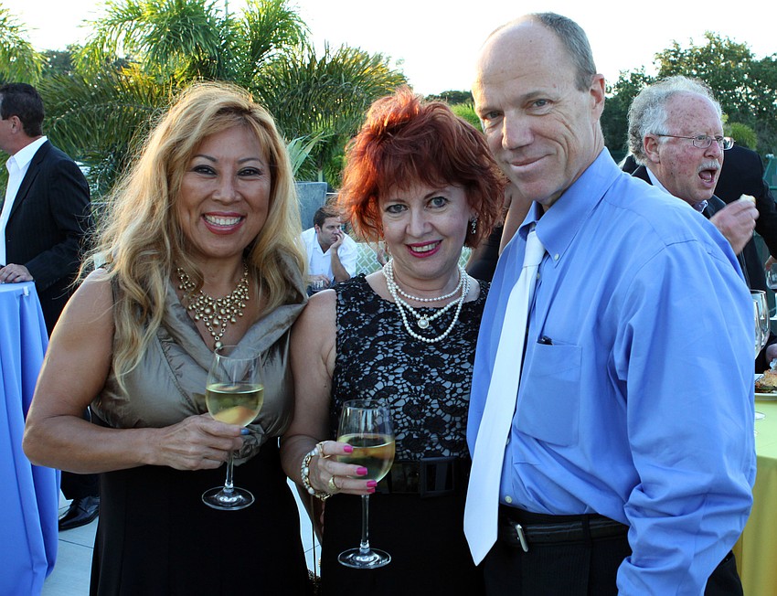 Su Yon Prudente with Kathy and David Johnson