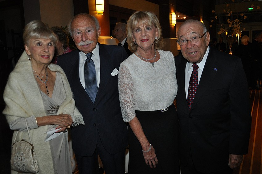 Shirley and Jimmy Raymond with Riva and Tom Hecht
