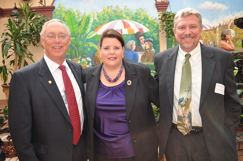 Honoree Richard Redmon, Lisa Intagliata and Tom Perigo