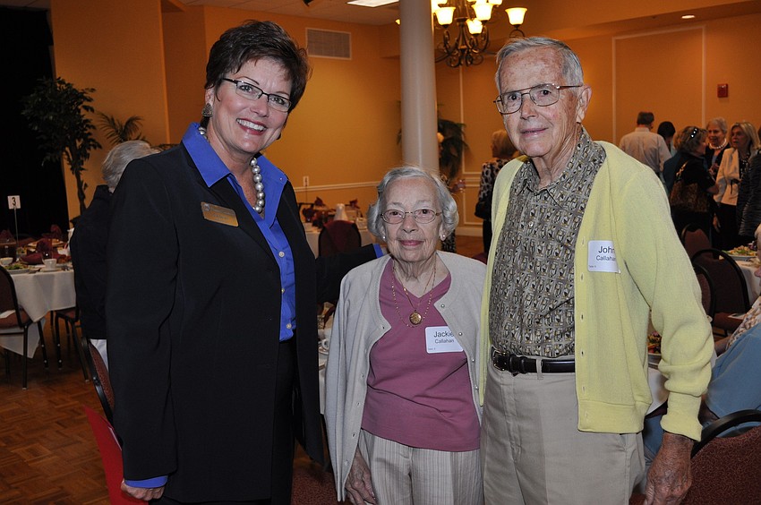Co-Chairwoman Sue Revell with Jackie and John Callahan
